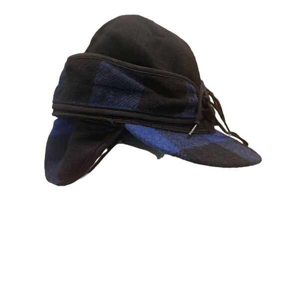 CrownCap Women’s Black and Blue Buffalo Railroad Hat Size L main image 14